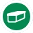 An icon of a free geocache, as displayed on the geocaching map.